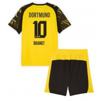 Camiseta Borussia Dortmund Julian Brandt #10 Primera Equipación para niños 2025-26 manga corta (+ pantalones cortos)